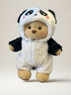 Plüssmackó és panda overál