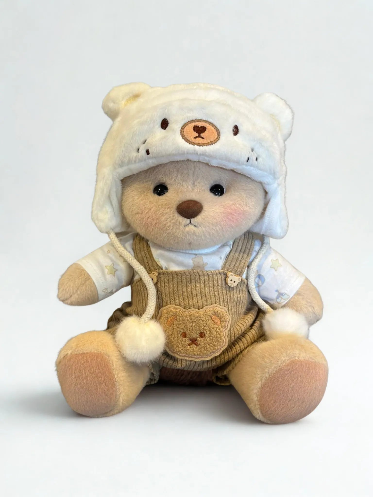 30cm-es plüssmackó és macis ruha