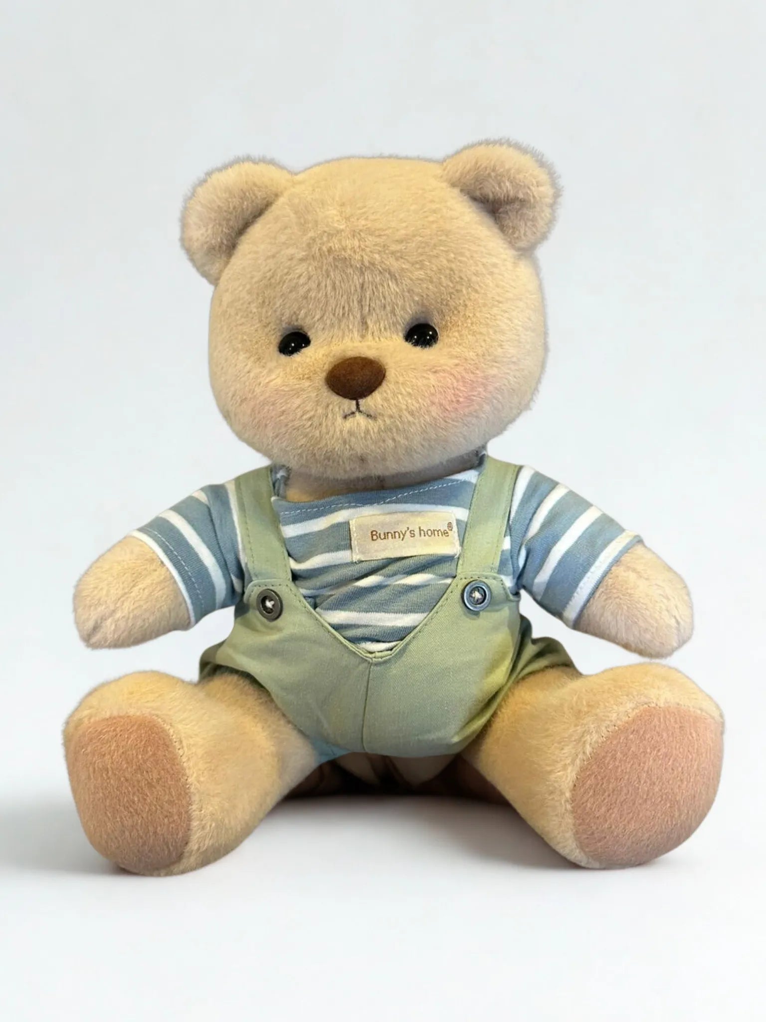 30cm-es plüssmackó és zöld szett